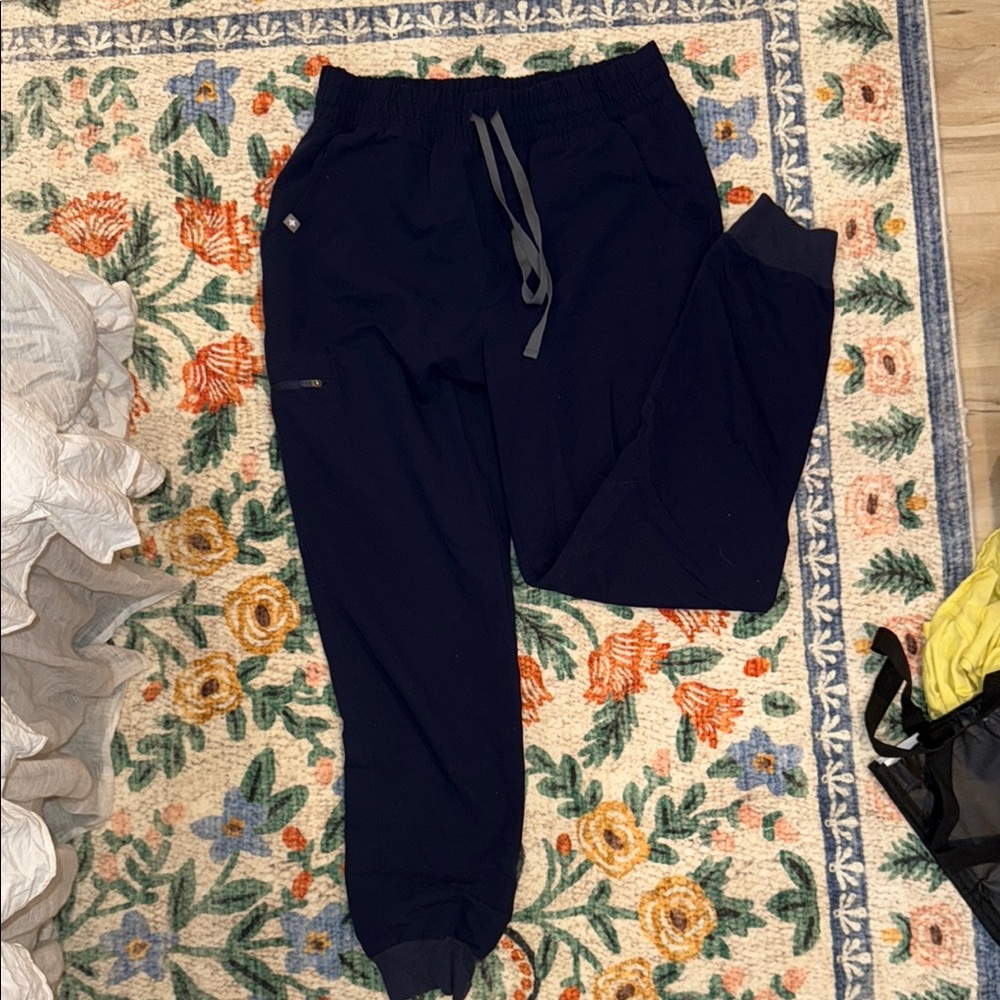 Figs Navy Jogger Scrub Pants